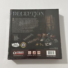 Deception – Murder in Hong Kong – (Grey Fox Games, 2015) – Sealed Box Damage
