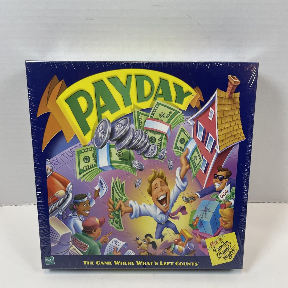 Parker Brothers Board Game Unisex OS Blue Pay Day Classic Family Finance Sealed