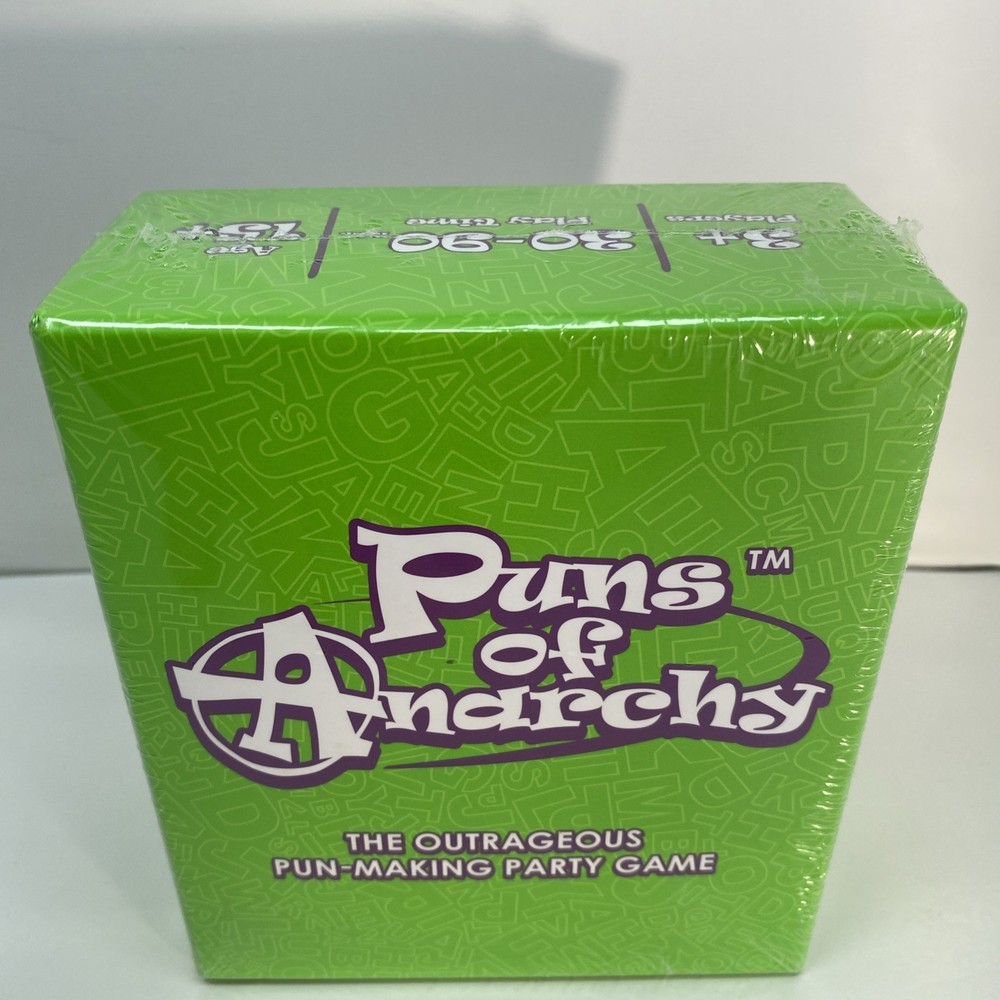 new Puns of Anarchy The Outrageous Pun Making Party Game Deck Card Game Sealed