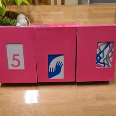 Magenta Card Game Set: Fives, Duos, Figment, Fruit Fight, No Thanks!, I’m Out
