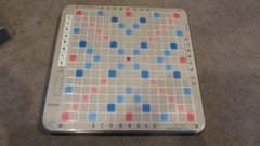 Vintage Scrabble Crossword Game Deluxe Edition Turntable Selchow & Righter 1977