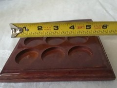 10 PC Tic Tac Toe Golf Game w/ 5.5 in Wood Game Board