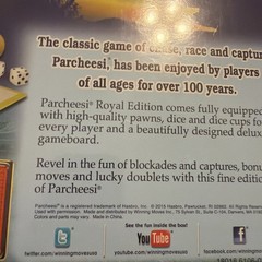 NEW FACTORY SEALED Winning Moves Parcheesi Royal Edition Board Game (6106)