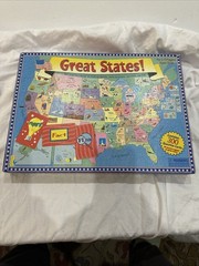 Board Game Educational Geography Learning Great States! US Best Toy Award