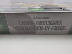 Commander-In-Chief Chess & Checkers Board Game Toy NEW Military