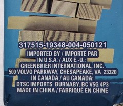 Greenbrier Tumbling Tower Game – 72 Pieces. Age Six And Up New In A Box………