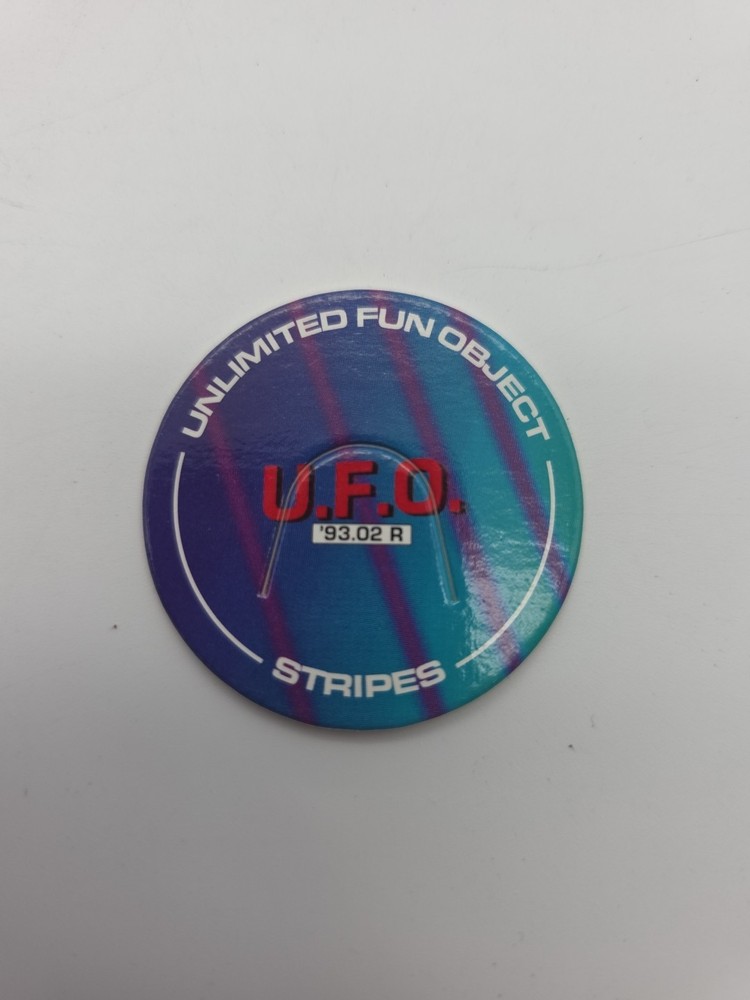 Vntg POG 1993 UFO Unlimited Fun Object Craquelure 08 K Milk Top Cap Game Toy HTF