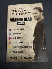 The Walking Dead: Trivial Pursuit Game 2017 AMC USAOPOLY New/Open Box