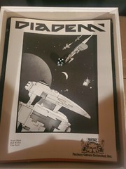 Fantasy Games Unlimited 1981 Diadem Science Fiction Board Game New Open Box