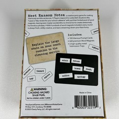 Ransom Notes House Party Edition Family Party Game Word Magnet NEW OPEN BOX
