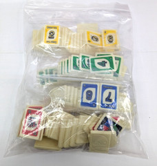 Vintage 1993 Mattel UNO RUMMY UP Tile Game Complete with Stands and Instructions