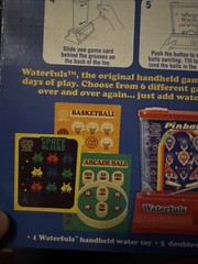 Original Waterfuls Classic Handheld Water Game – 6 Interchangeable Back Panels