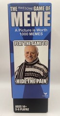 The Awesome Game of Meme Word Cards Game Box Ages 14+ 3-6 Players Cardinal BNIP