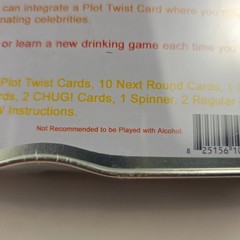 1001 Drinking Games Card Dice Party Game Tin Kheper Games 2008 Complete & Sealed