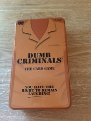 – University Games Dumb Criminals – The Card Game Tin – Ages 12+ 100% Complete