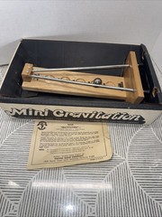 Vintage 1971 Gravitation Shoot The Moon Wood Game w/ Metal Ball + Original Box