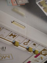 Monopoly Luxury LUXE White and Gold Limited Edition Hasbro SOLD OUT Excellent!!