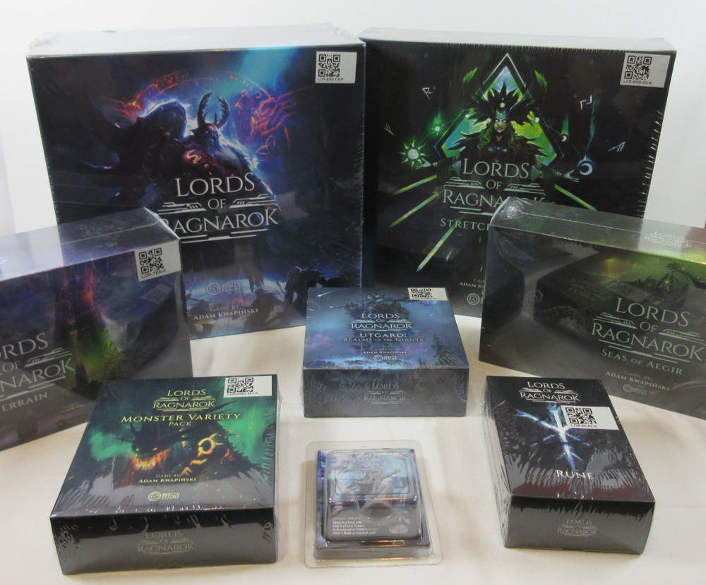 NEW “Lords of Ragnarok” Core Set +7 Expansions Stretch Goals 2022 Awaken Realms