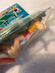 Vintage Table Tennis Game Mini Toy Set Hong Kong Hand Painted Players