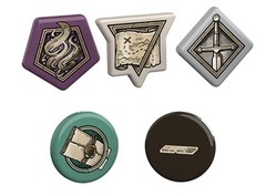 The Witcher Path of Destiny Core Game Acrylic Tokens New Sealed! FREE SHIPPING