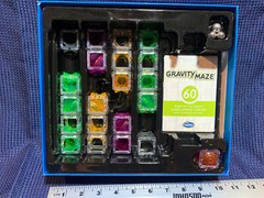 GRAVITY MAZE Falling Marble Logic Board Game 100% COMPLETE