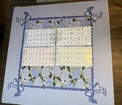 Designer Inspired American Mahjong Set | White Acrylic Tiles + Matching Mat