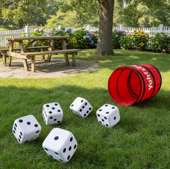 Huge Yahtzee Giant Outdoor Dice Game Set Lawn Yard Family Party Fun