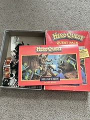 Vintage 1991 HeroQuest Kellar’s Keep Expansion Pack Milton Bradley Good Shape