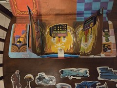 Batman & Robin 1973 Ideal Vinyl Foldout Play Set Cardboard Figures Mego