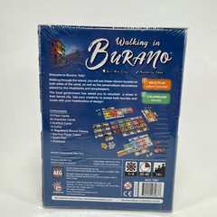 Walking in Burano Board Game AEG Complete Strategy Cards Rebuild Decorate Houses
