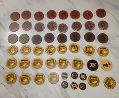 Tomb Raider Crypt Of Chronos Cardboard Resource Tokens