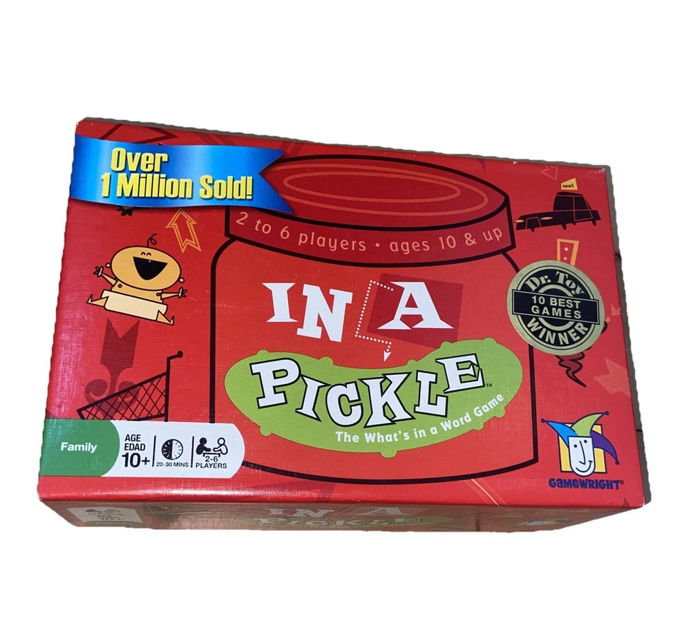 In a Pickle Card Game Educational Family Party Game Ages 6+ Complete