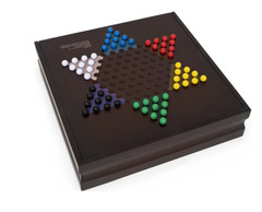 Classic Games 10-in-1 Wood Game Center – Chinese Checkers, Backgammon & More
