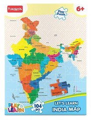 Funskool Play & Learn India Map Puzzle Game For Kids Age 6+ FREE SHIP