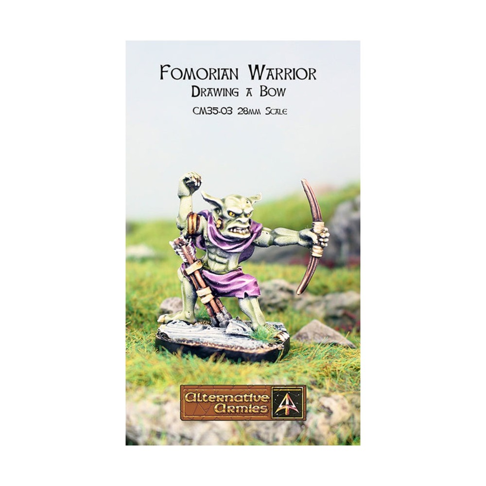 Alternative Armies Mini 28mm Fomorian Warrior – Drawing Bow Pack New