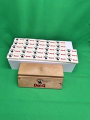 Vintage DON Q SERRALLES Quixote Rum Promotional Bakelite Domino SET Clean JAPAN
