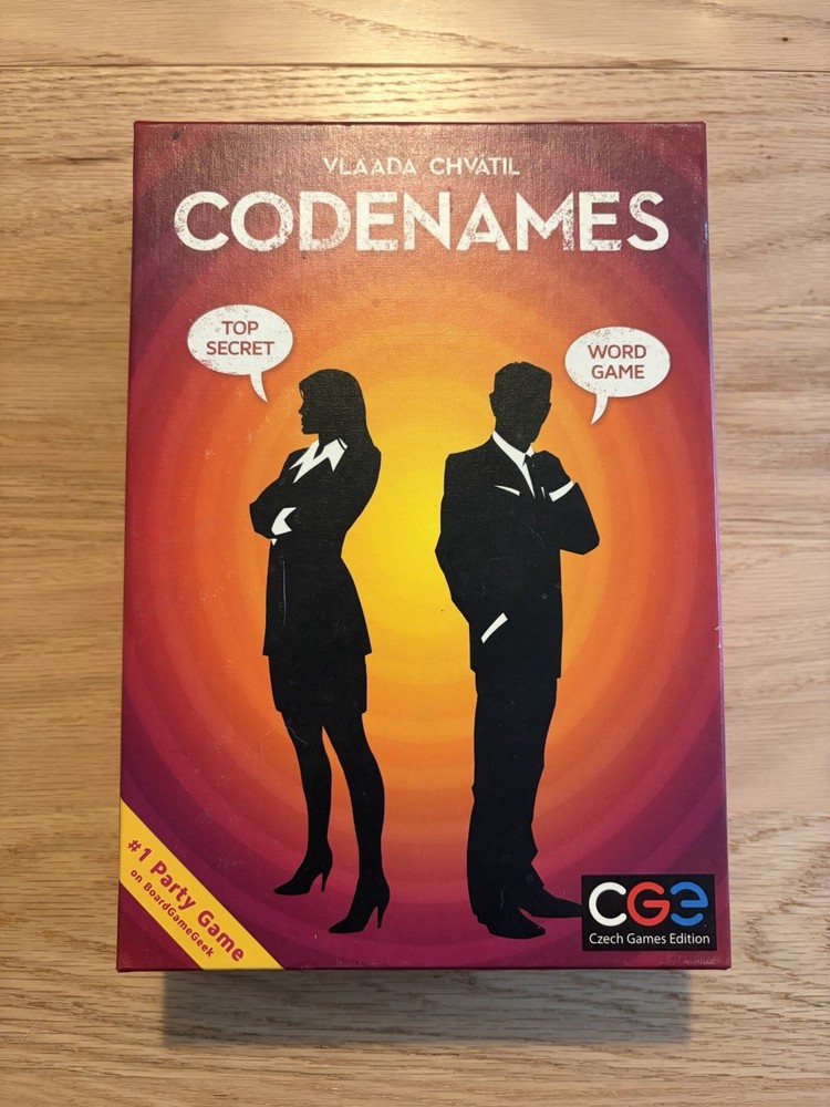 Codenames Board Game – Czech Games Edition – 2015 – Complete