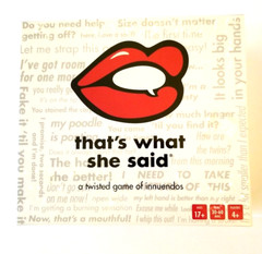 That’s What She Said Card Party Game 400 Phrase Cards 58 Setup Cards 2018