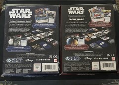 Star Wars The Deckbuilding Game and Clone Wars Edition Bundle, All Cards Sleeved