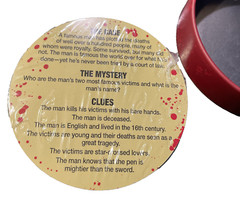 University Games Mysteries Coaster Size Card Game New Factory Sealed in Tin LOOK