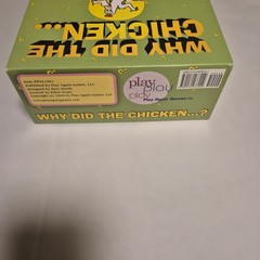 Play Again Games Why Did The Chicken Riddle Game Unisex OS Green Excellent 2004