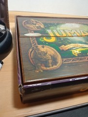 Jumanji the Game Real Wooden Box Edition of the Classic Adventure 2021 Version