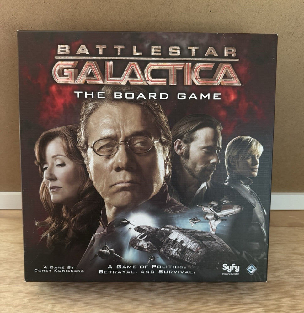 Fantasy Flight Games Battlestar Galactica Board Game, 32 Ships, 3-6 14+