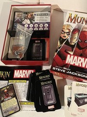 Munchkin Deluxe Sleeved Collection Bundle w Expansions 2 3 4 5 6 7 8 and Marvel