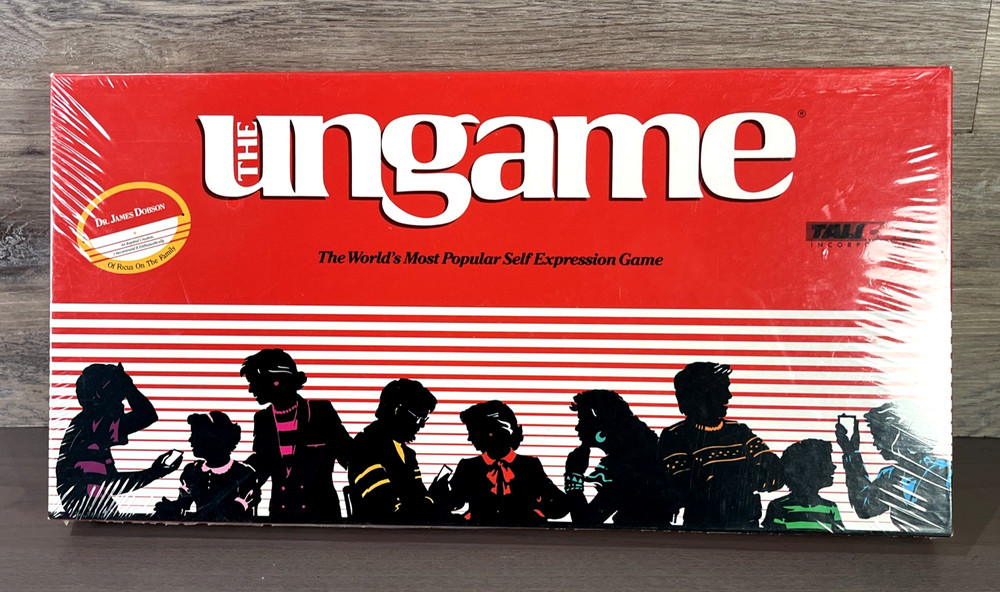 New Sealed Vintage The UNGAME 1989 Vintage Family Board Game