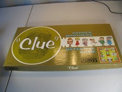 Vintage 1963 Parker Brothers CLUE Detective Board Game Very Nice Condiiton