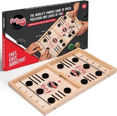 Fast Sling Puck Game – Your Speed and Accuracy with This Fast-Paced Wooden A…