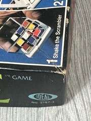 Ideal Rubik’s Race Game Original Box 1982 Maker’s of Rubik’s Cube 2 Player VTG