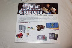 Raise Your Goblets Game Of Toasts Board Game Complete CMON Horrible Games