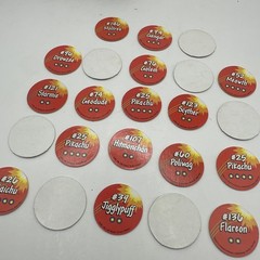 Pokemon Pogs Collectible Set Various Characters & Animals Lot Of 23